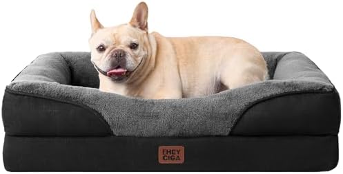 EHEYCIGA Orthopedic Dog Bed for Medium Dog, Memory Foam Dog Couch