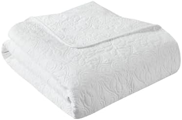 Madison Park Damask Quilting Design Throw Blanket, 60"x70"