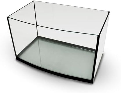 Aquatop EuroStyle Bowfront - 6.1-Gallon Nano Semi-Circle Glass Aquarium, Safe for Freshwater & Saltwater, Desktop Fish Tank, Panoramic, ES-16