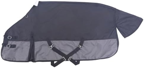 1200D Horse Blanket, 0g No-Fill Waterproof Turnout Rain Sheet
