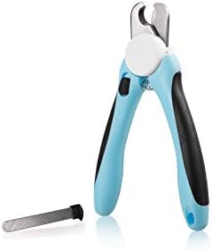 Pets First DOG NAIL CLIPPER & TRIMMER Premium Quality Pet Nail Paws Clippers & trimming tool with Safety Guard. Avoid Over-Cutting Nails +Free Nail File. Sturdy Non Slip Ergonomic Handles. Sharp Blade