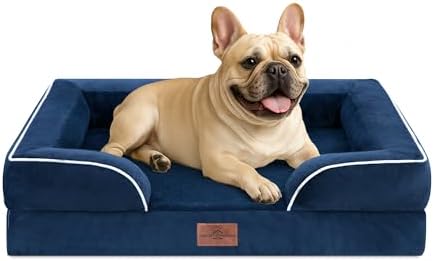 Comfort Expression Waterproof Orthopedic Dog Bed for Medium Size Dog