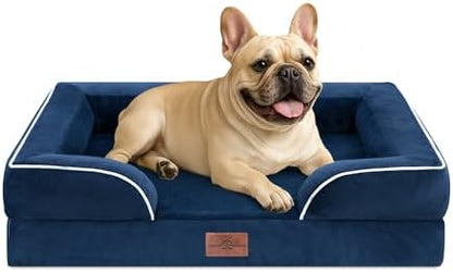Comfort Expression Waterproof Orthopedic Dog Bed for Medium Size Dog