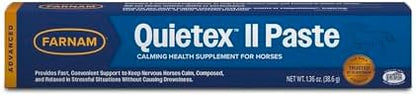 Farnam Quietex II Horse Calming Paste, Magnesium Supplement, 32.5 ml