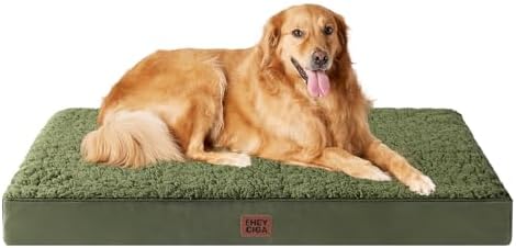 EHEYCIGA Orthopedic Dog Bed Extra Large with Removable Washable Cover, 44IN