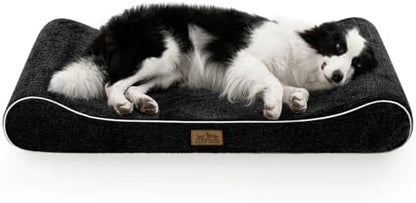 COZY KISS Orthopedic Dog Bed, for Large Dogs up to 90 lbs, 45x30x6in