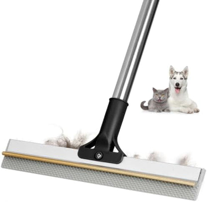 Carpet Rake for Pet Hair Removal Tool,Reusable Hair Remover Broom