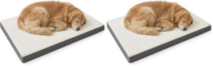 Bedsure XL Dog Bed, Extra Large Pet Bed with Comfy Sherpa,44x32in Grey (Pack of 2)