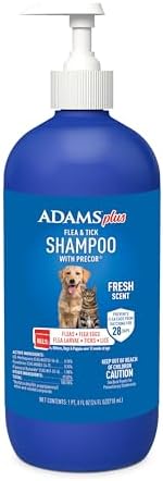 ADAMS Plus Flea & Tick Shampoo with Precor for Dogs, 24 Ounces