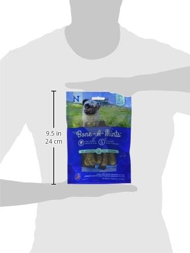 Bone-A-Mints All Natural, Wheat-Free Breath Freshening Bone, 8.10-Ounce, Small, 10-Pack