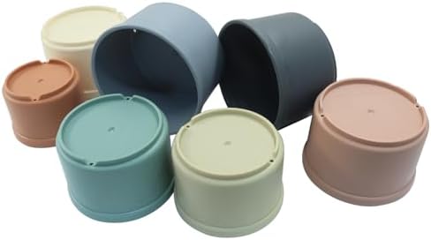 Foraging Cups for Rabbits, Multi-Colored, 8 Pcs