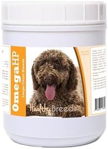 Healthy Breeds Spanish Water Dog Omega HP Fatty Acid Skin and Coat Support Soft Chews 90 Count