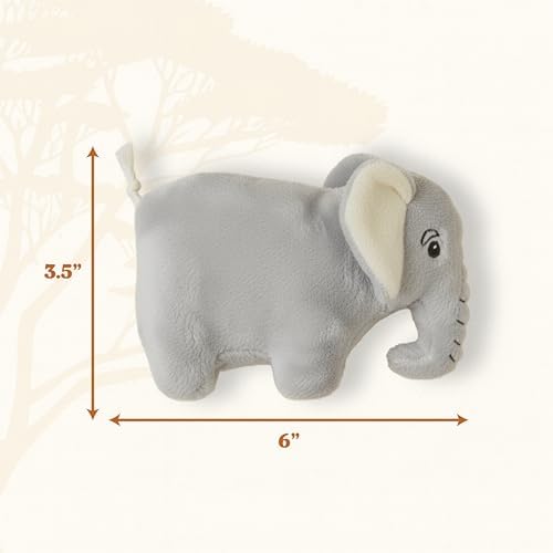 Premium Plush Dog Toy - Elephant Plush Dog Toy, Small Eco Friendly