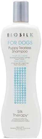 BioSilk for Dogs Puppy Tearless Shampoo, 12 Fl Oz, 6-Pack