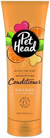 Pet Head Ditch the Dirt Dog Conditioner | Orange Scent | 8.4 fl. oz.