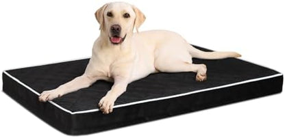 NUPIDA Orthopedic XL Dog Crate Beds Large Sized with Washable Cover, 41x27