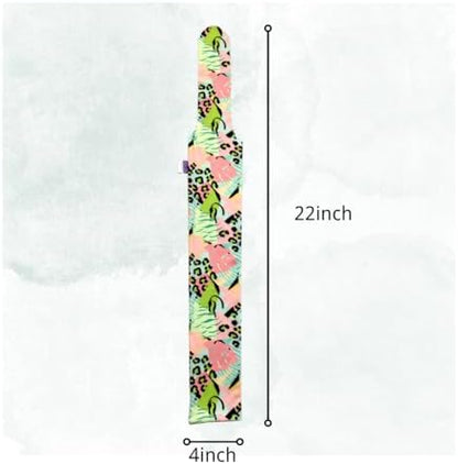 Horse Tail Bag 2 Pack – Thicker Elastic Fabric Tail Wraps for Horses, Longer-Lasting Tail Protection for Daily Grooming, Stable & Show Use (Floral Adventure Set)