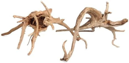 emours Driftwood Branches Reptiles Aquarium Decoration Assorted Size,(5.5-8 inch in Length),4 Pieces (Spider Wood)