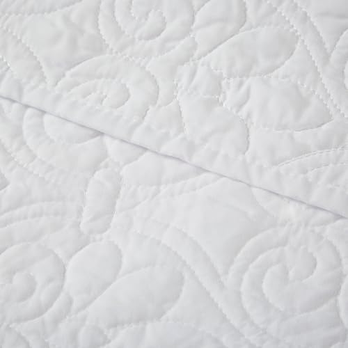 Madison Park Damask Quilting Design Throw Blanket, 60"x70"