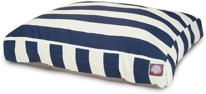 Majestic Pet Shredded Memory Foam Dog Bed Small with Removable Washable Cover – Rectangle Orthopedic Dog Bed–Durable Dog Crate Bed-Flat Dog Bed for Senior Dogs - (27x20) S - Villa - Fern