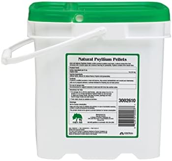 Farnam Equi Aid Natural Horse Psyllium Pellets, Apple/Molasses Flavor 20 lb