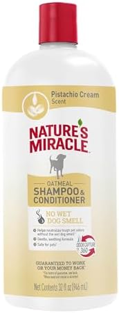 Nature's Miracle 2-in-1 Oatmeal Dog Shampoo & Conditioner, 32 oz