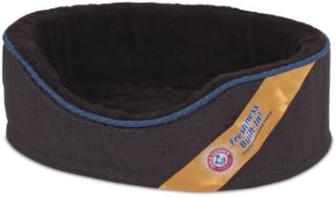 Petmate Assorted Plush Suede Lounger for Pets, 23 x 17 x 7in
