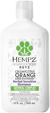Hempz Petz, Shampoo, Citrus Orange & Red Raspberry, 17 oz.