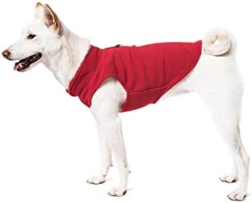 Gooby Fleece Vest Dog Sweater, Pumpkin, X-Small
