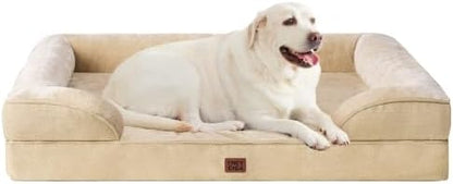 EHEYCIGA Orthopedic XXL Dog Bed, Waterproof Washable XL Big Pet Bed 46"