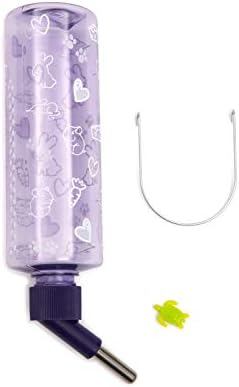 Lixit Standard Cage Water Bottles for Rabbits, Ferrets, Guinea Pigs, Hamsters, Rats, Mice and Other Small Animal's (16 Ounce, Clear Pack of 2)