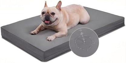 Waterproof Dog Bed Washable Wipeable, Orthopedic Medium Crate Pad 30"