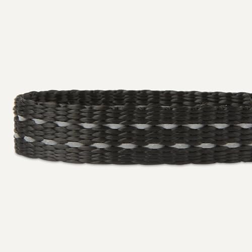 Amazon Basics Reflective Polyester Dog Collar, Adjustable Length 8.7"-13.5", 0.7" W, Quick-Release Buckle for Easy On/Off, Extra Small, Black