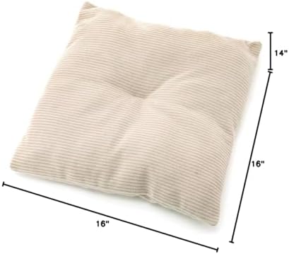 Best Pet Supplies Cat Bed for Indoor Cat, Domed Tent House with Removable Pillow, Covered Cat Cave for Small Dog, Puppies and All Breeds of Cats - Corduroy Beige, 16 x 16 x H:14"