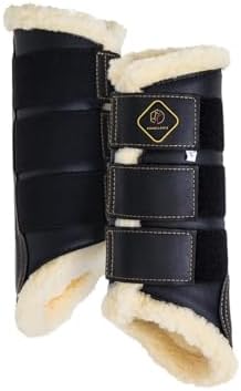 Kavallerie Classic Tendon Boots, Impact-Absorbing Material, Breathable & Evenly Distribute Pressure, Protect Tendon and Ligaments, Anti-Slip, Anti- Sore and Moisture Repellant Show Jumping Boots
