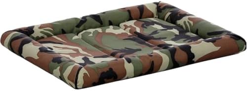 MidWest Homes for Pets XL QuietTime MAXX Ultra-Rugged Dog Bed, Water & Odor Resistant, Bolstered Edge, Non-Slip Bottom, Fits 48-inch Crates, Camo