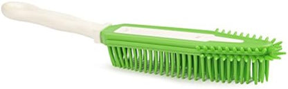 [2Pcs] Pet Hair Remove Brush, Car & Auto Detailing Portable Dogs Cats Hair&Lint Remover Rubber Massage for Furniture, Car Interiors, Carpet (Blue and Green)