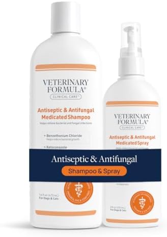 Veterinary Formula Clinical Care Antispetic and Antifungal Shampoo and Spray