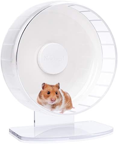 Niteangel Super-Silent Hamster Exercise Wheels: Quiet 10 inch Running Wheel
