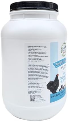 Fresh Eggs Daily Poultry Probiotics Feed Supplement – Natural Digestive & Immune Support for Chickens & Ducks – Enhances Egg Quality & Reduces Odor – 6 lb