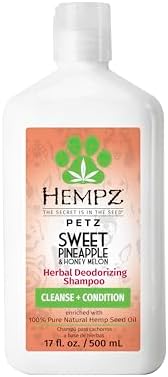 Hempz Petz, Dog Shampoo, Cleans, Sweet Pineapple, 17 oz
