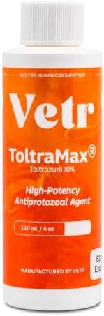 Toltrazuril 10.0% for Horses, Dogs, Cats, 120mL/4 Ounce, for Non-Food Chain Animals