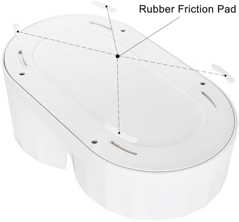 RIZZARI 4L Gravity Cat Water Dispenser: Filter-Free Compact Home Use