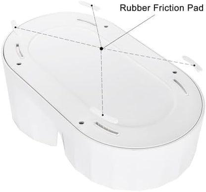 RIZZARI 4L Gravity Cat Water Dispenser: Filter-Free Compact Home Use