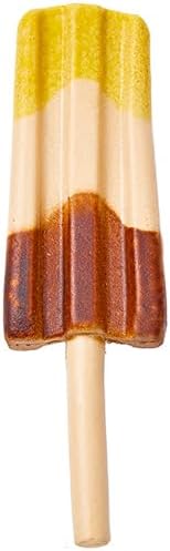 SPOT Pup Ice Dog Treats – Freeze-at-Home Edible Chews for Medium Breed Dogs & Puppies, Banana & Carob Flavor (No Chocolate), 2ct Rocket Lollies with Real Chicken