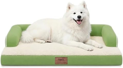 MEKIY Orthopedic XL Dog Bed with Bolster for Extra Large Size Dogs