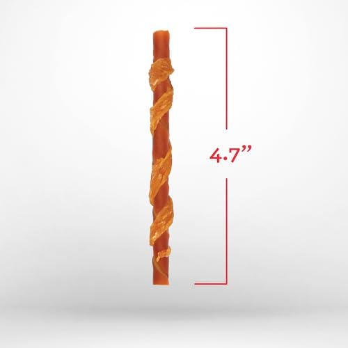 DreamBone Twist Stick Sirloin Rawhide-Free Dog Treats, 15 Count