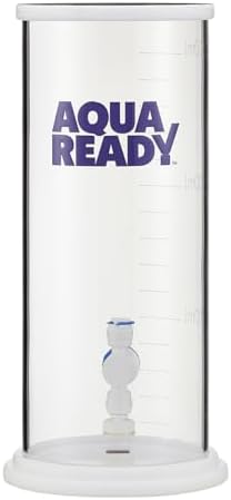 AquaReady DC-1 Acrylic Dosing Container Includes Quick Connect Fittings. Auto Top Off Reservoir, Low Profile Footprint 1.5L Capacity