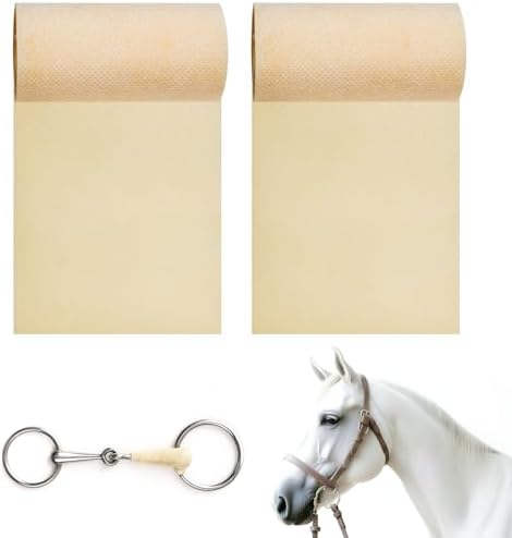Foilswirl 2 Rolls, 1 Yard Length Latex Horse Bit Wrap Tape