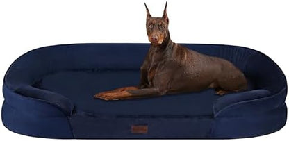 Dwanton Orthopedic Waterproof XX-Large Dog Bed Sofa, Gel Memory Foam, 48"